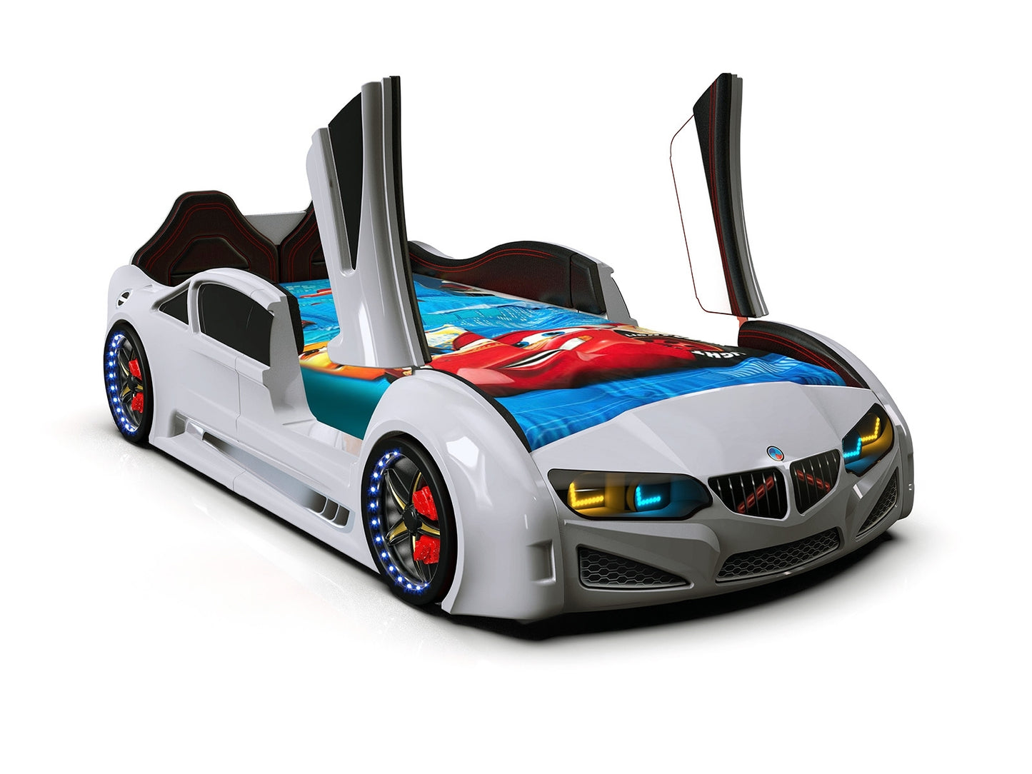 BMW M Sport Racing Car Bed - Lights, Wing doors + Sounds