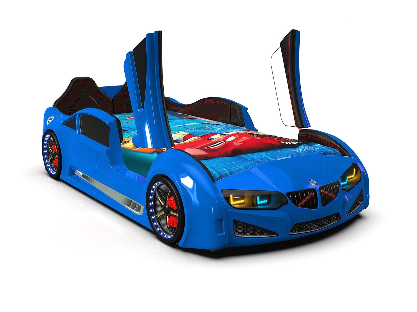 BMW M Sport Racing Car Bed - Lights, Wing doors + Sounds