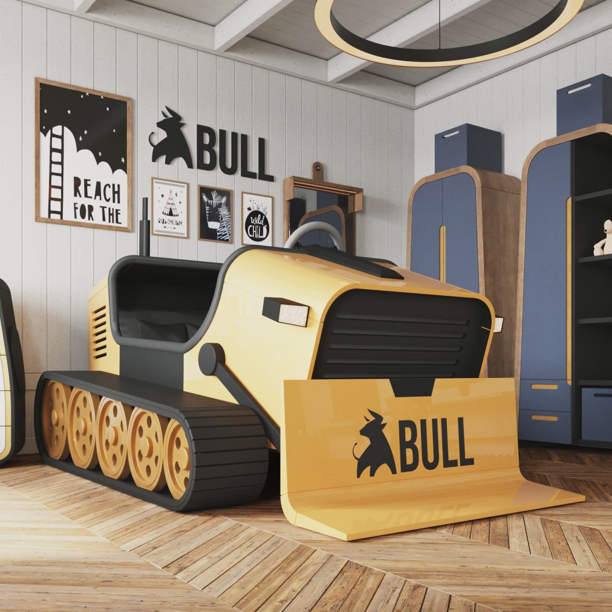 Bull Bulldozer Bed