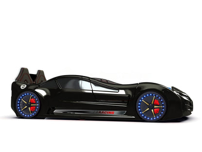 Bugatti Race Car Bed - Lights, Wing Doors, Bluetooth + Sound