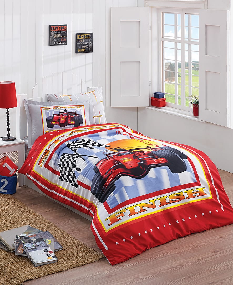 F1 RACE CAR DUVET SET