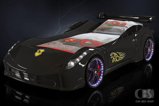 Ferrari 458 Race Car Bed with Led Lights, Sound, Bluetooth